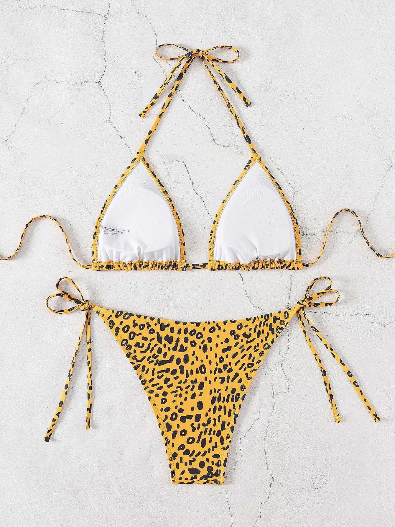 Bikini Floral Triángulo Push-Up