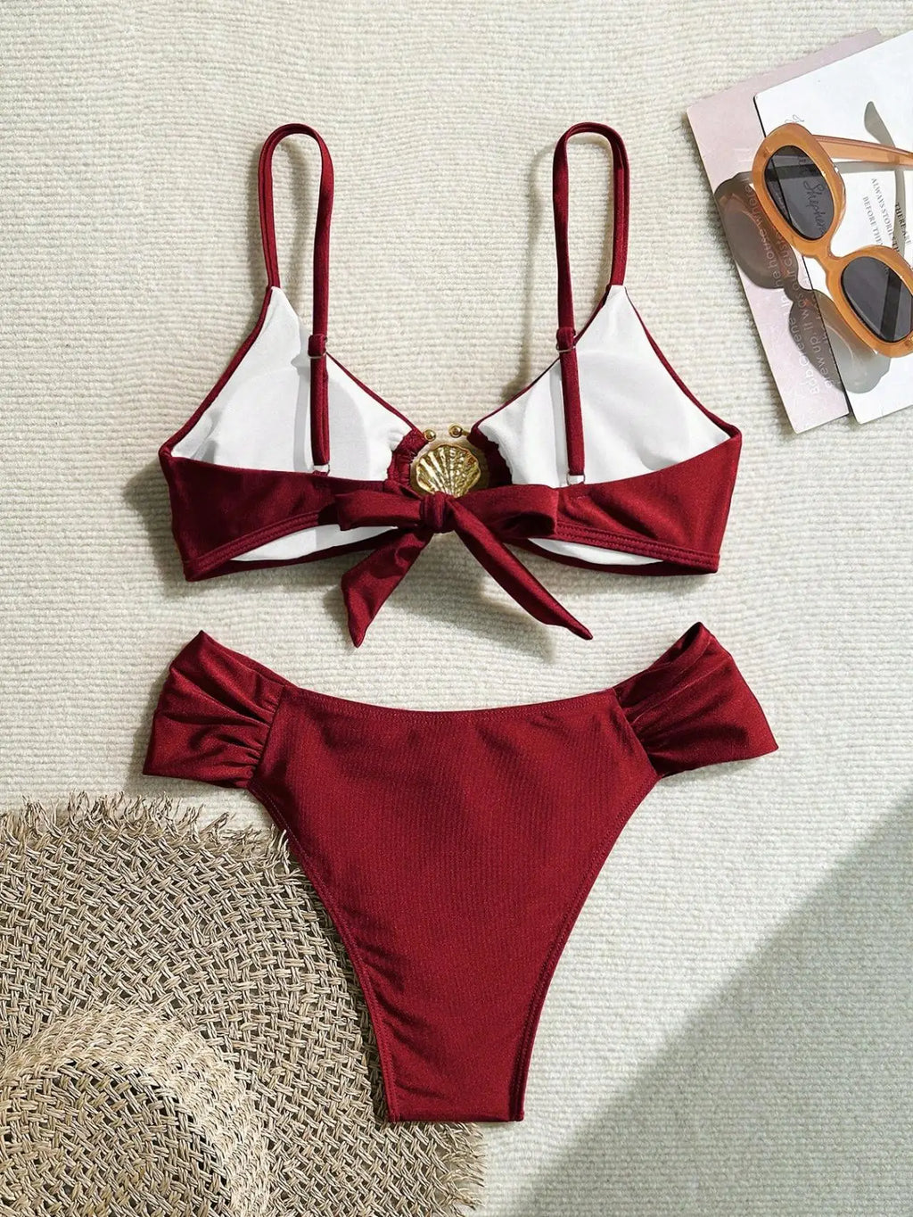 Bikini Botones Concha Halter