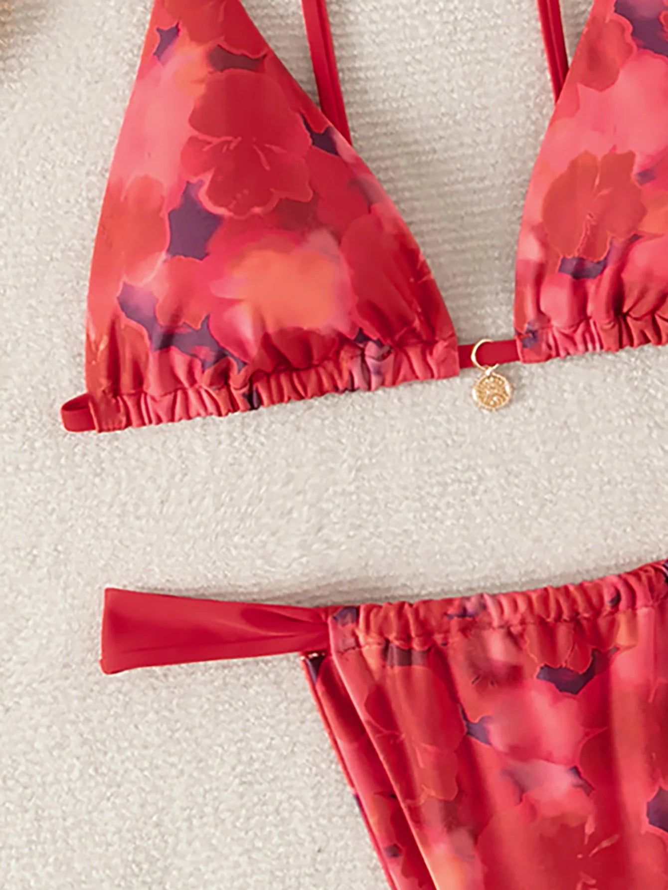 Bikini Floral Triángulo Push-Up