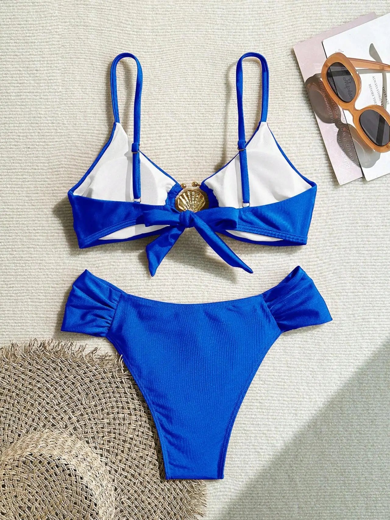 Bikini Botones Concha Halter