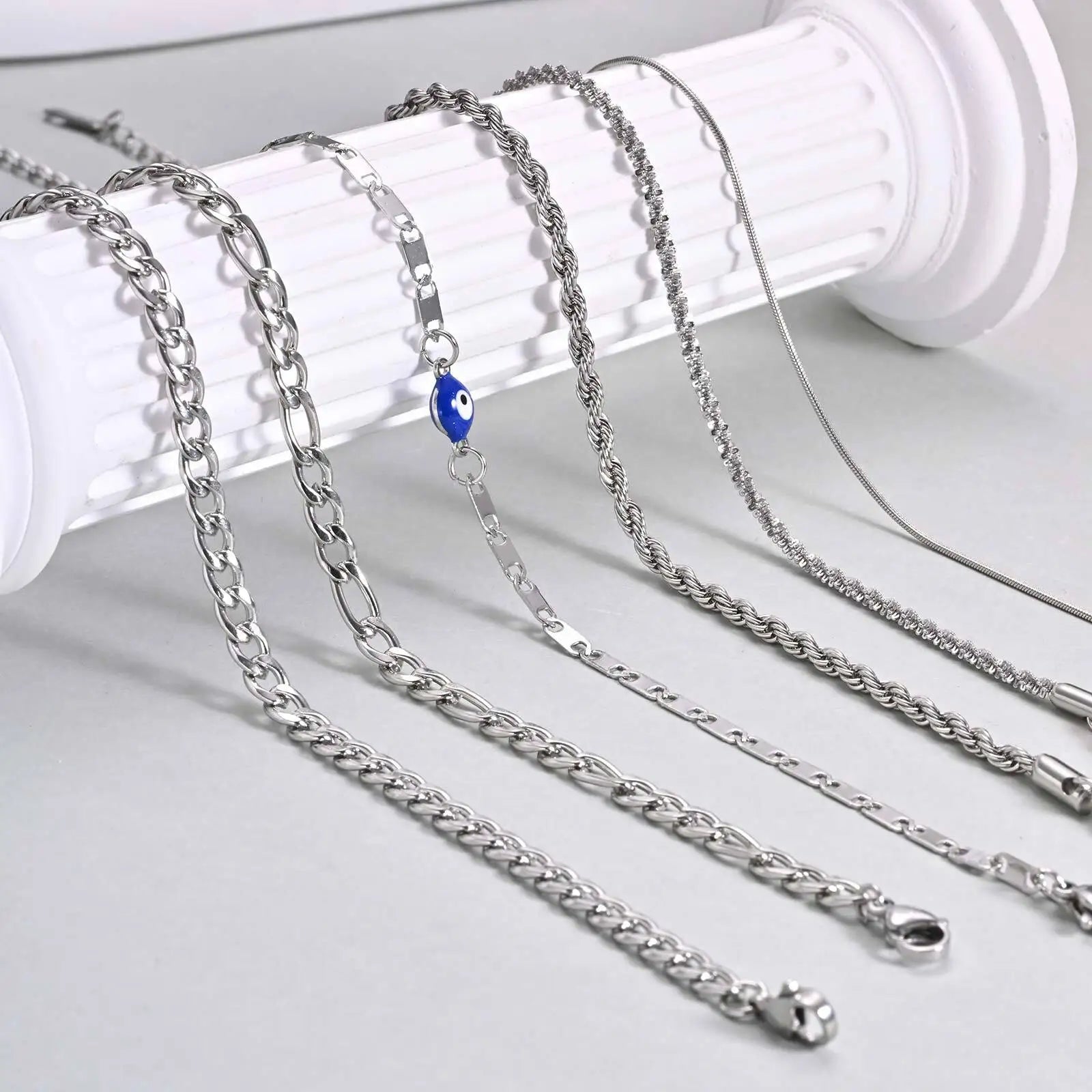 Tobillera Cadena Acero Inoxidable