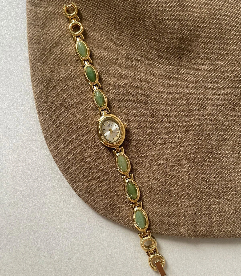 Reloj Pulsera Cuarzo Jade Mujer