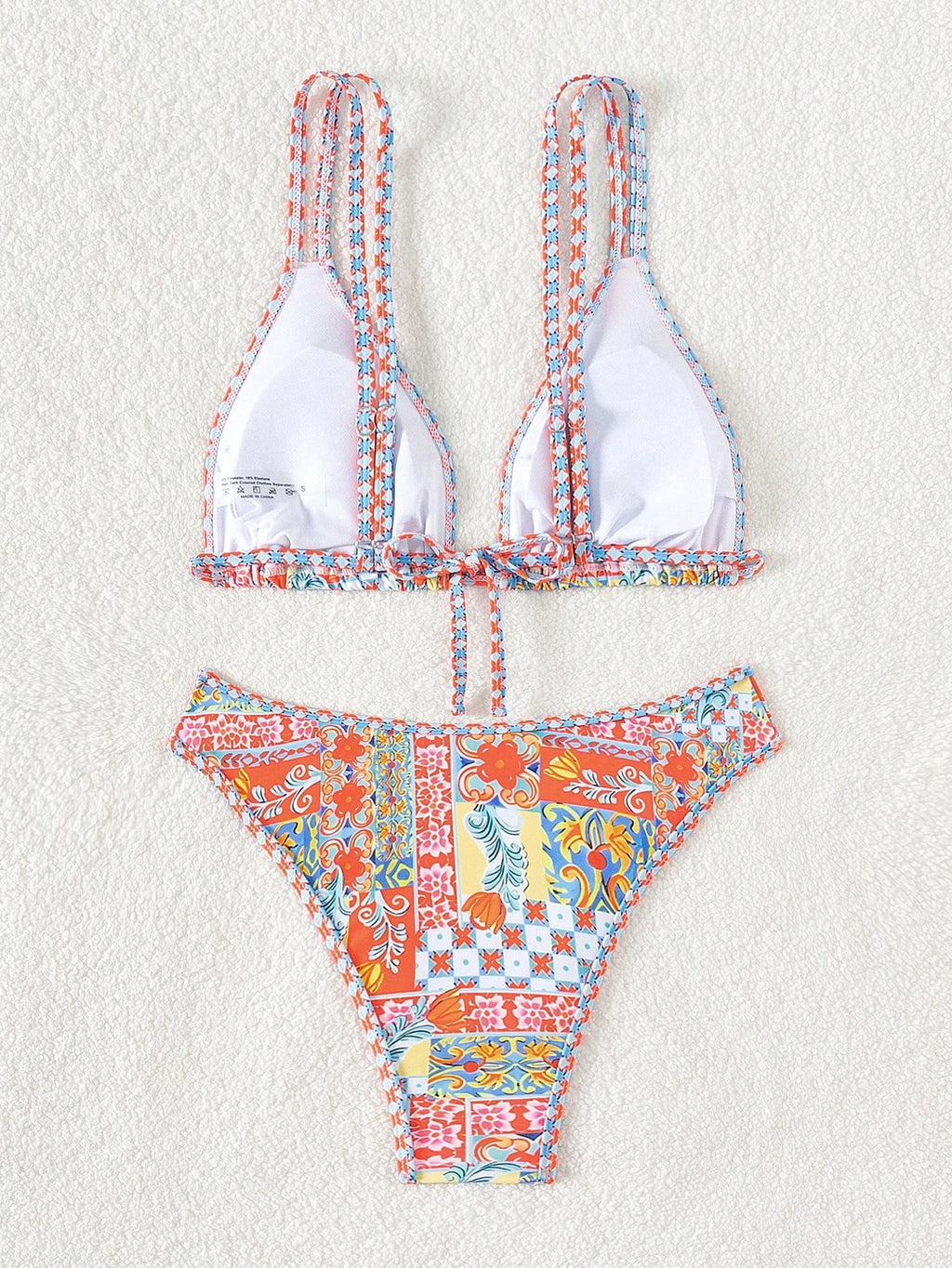 Bikini Floral Triángulo Ajustable