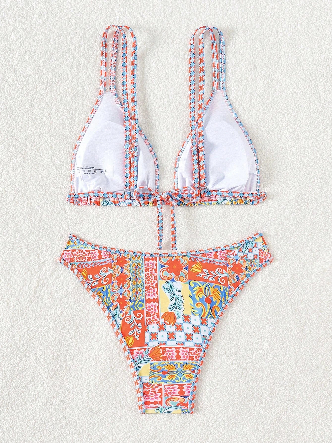 Bikini Floral Triángulo Ajustable
