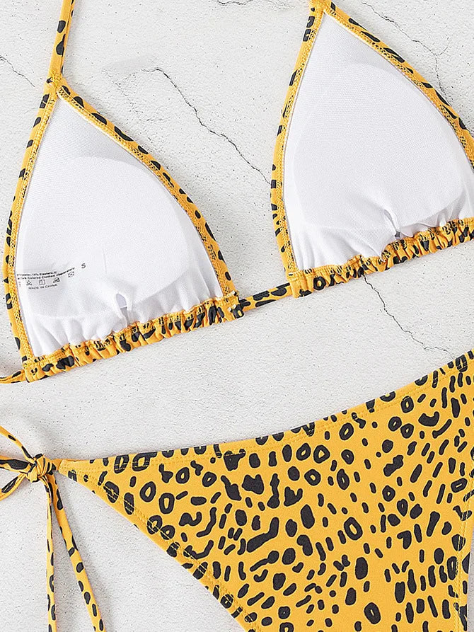Bikini Floral Triángulo Push-Up