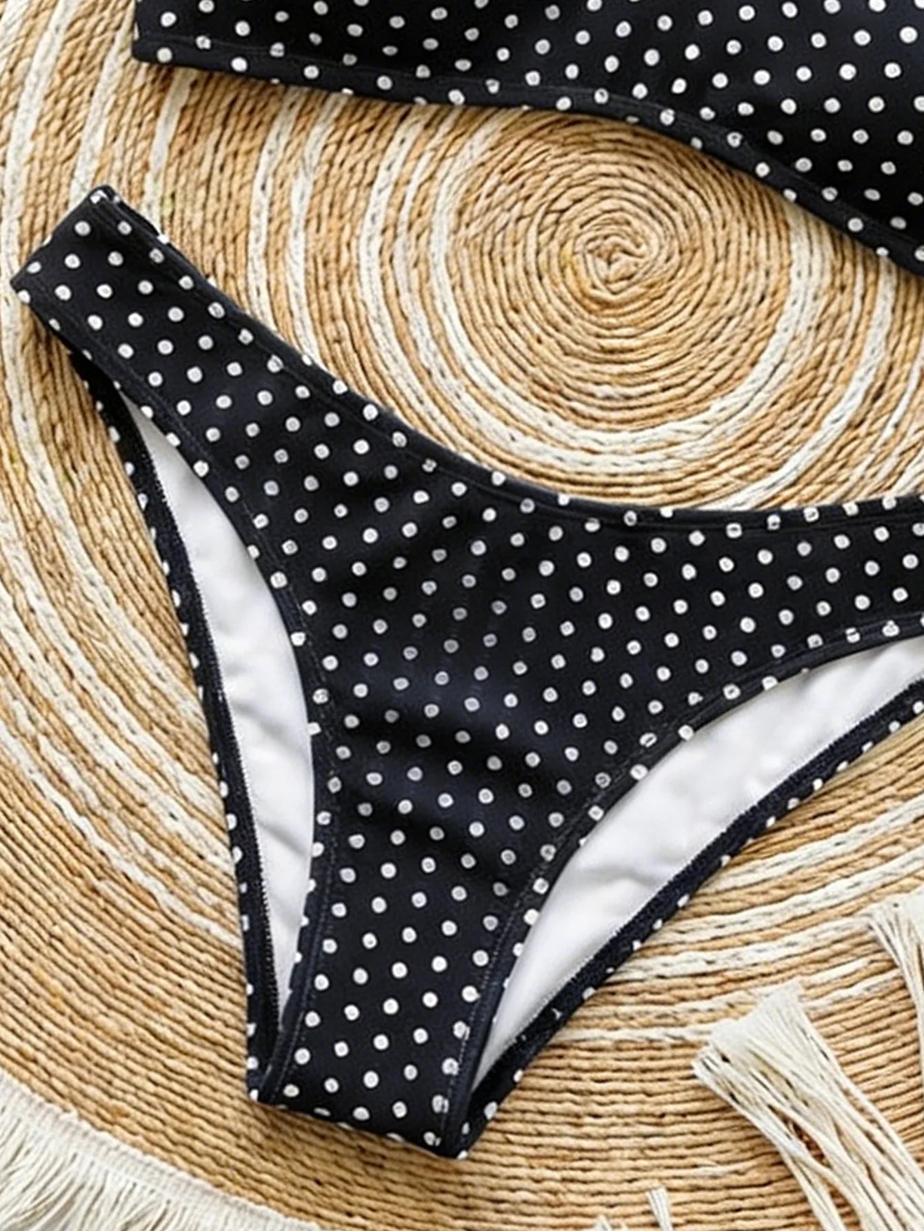 Bikini Lunares Tiro Bajo Push-Up