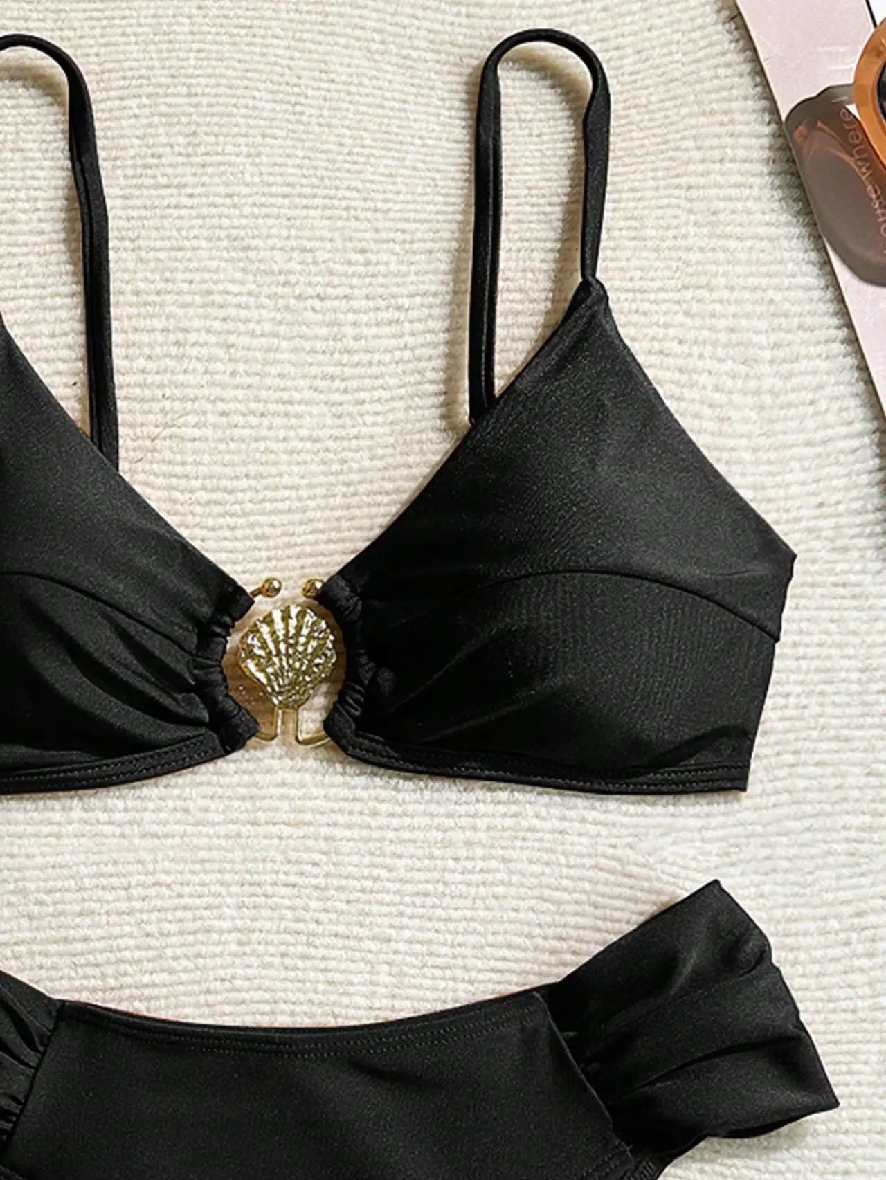 Bikini Botones Concha Halter